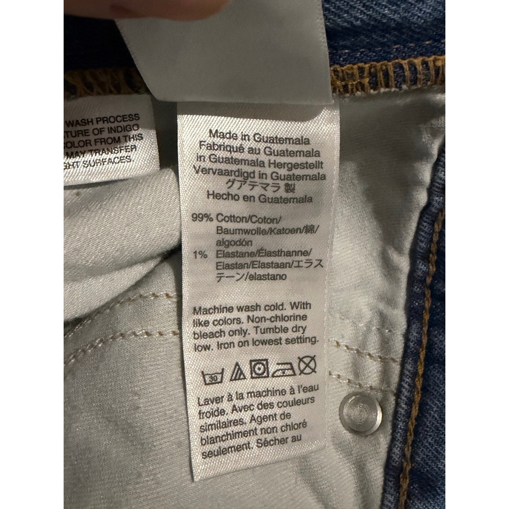 J‎ Crew Womens 9" Vintage Straight Demin Jeans Size 29 Tall Blue Medium Wash - Picture 8 of 8